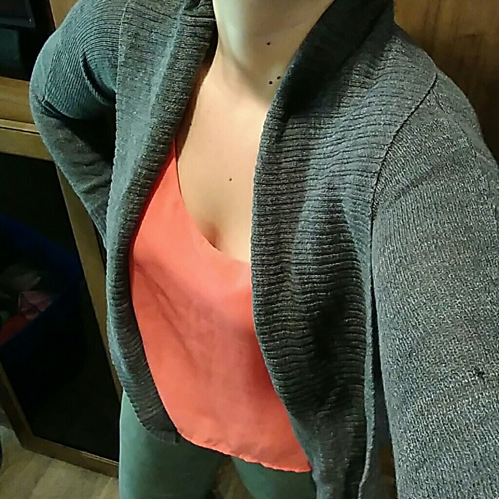 🎇SALE🎇 Calvin Klein Jeans Gray Cardigan - Picture 2 of 8